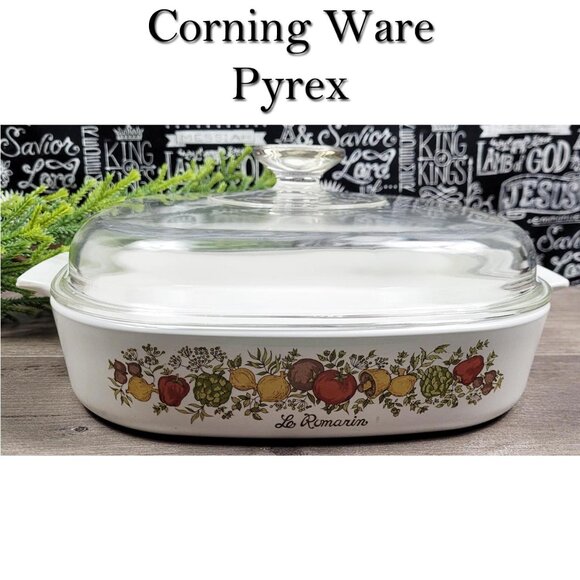 Pyrex Other - Vintage Corning Ware Pyrex Spice O' Life 2.5Q Casserole Dish A-22-B & Lid A-12-C